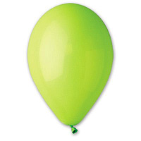 Зеленая Шарик 13см, цвет 11 Пастель Light Green 1102-0424