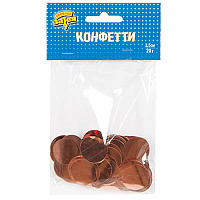 Розовое Золото Конфетти Круги Розовое золото 2,5см 1501-4943