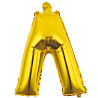 Буквы Шар Мини буква "Л", 36см Gold 1206-0814