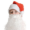 Дед Мороз Колпак Новый Год с бородой, детский 2001-6262