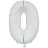 Цифры и числа Шар цифра "0", 66см White 1207-4848