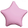 Розовая Шар Звезда 45см Cатин Pink Flamingo 1204-1224
