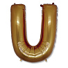 Буквы Шар БУКВА "U", 101см Gold 1207-1671