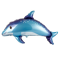 Морской мир Шар фигура Дельфин милый 1207-5519