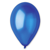 Синяя Шарик 36см, цвет 54 Металлик Blue 1102-0377