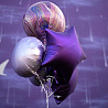 Шар 3D СФЕРА 40см Мрамор Purple