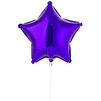 Фиолетовая Шарик 23см звезда Violet 1204-0162