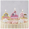Свечи д/торта на пиках ПушМяу 3шт