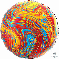 Мрамор Шар 45см Круг Мрамор Colorful 1204-1040