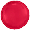 Красная Шар круг 76см Металлик Red 1204-1111