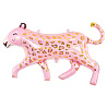  Шар Фигура Леопард Pink 1207-4468