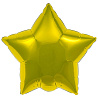 Золотая Шар Звезда 76см Металлик Gold 1204-1106