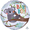 Я родился Шар 45см BABY BOY коала 1202-3205