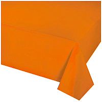 Оранжевая Скатерть оранжевая 140х275см 1502-6185