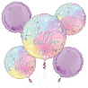 Шарик 45см Happy Birthday Сияние