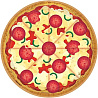  Тарелки большие Пицца, 8 штук 1502-4810