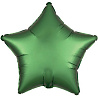Зеленая Шарик ЗВЕЗДА 45см Сатин Emerald 1204-0728