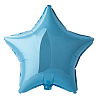 Голубая Шарик Звезда 81см Пастель Blue 1204-0704