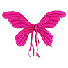  Крылья надувные Бабочка розовые 1501-2124