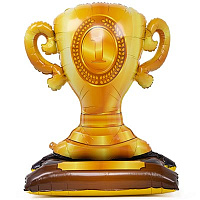 Золотая Шар напольный Кубок золотой, под воздух 1208-0678