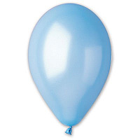 Голубая Шарик 13см, цвет 35 Металлик Light Blue 1102-0438