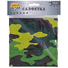 Салфетки Камуфляж 33 см, 12 штук