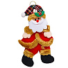 Дед Мороз Санта подвесной текстиль, 20см 1501-5949