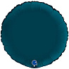 Синяя Шар Круг 45см Сатин Petrol Blue 1204-1378
