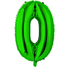 Цифры и числа Шар цифра "0", 66см Green 1207-4878
