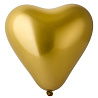 Золотая Шары Сердца 28см золотые 1105-0422