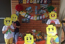 День Рождения в стиле Лего