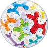  Шар BUBBLE 56см Собачки твистинг 1202-3279