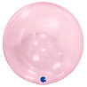 Розовая Шар 38см Bubble розовый Кристалл Pink 1204-1207