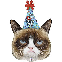 Оскорбления Шар фигура Grumpy Cat Кошка в колпаке 1207-4263