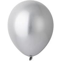 Серебряная Шары 13см хром серебряные 1102-2410
