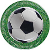 Футбол Тарелки Футбол зеленый, газон, 8 штук 1502-2036