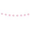 Розовая Гирлянда-шары бумажная розовая, 3 м 1404-0442