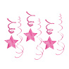 Розовая Спирали розовые Звезда Bright Pink 30 шт 1501-3692