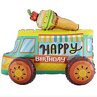 Машинки Шар напольный HB Фургон мороженщика 1208-0771