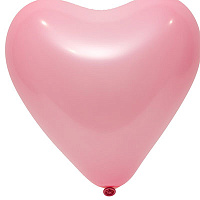 Валентинов День Шары Сердце розовое 30см Pink 1105-0341