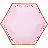 Розовое Золото Тарелки малые Гламур Pink & RoseGold 1502-5053