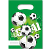  Пакеты для сувениров Футбол зеленый, 6шт 1507-1169