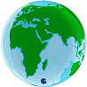 1 Сентября - День Знаний Шар 3D Сфера 38см Планета Земля 1209-0385