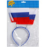 Ободок с флажками Россия триколор
