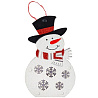 Новогодний снеговик Снеговик светящийся 23см 1501-5957