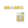 Гирлянда Mr&Mrs, блеск, 360 см