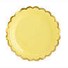  Тарелки малые светло-желтые, 6 штук 1502-5014