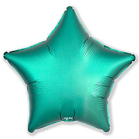 Бирюзовая Шар Звезда 45см Сатин Tiffany 1204-0789