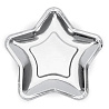  Тарелки малые Звезда серебряная, 6 штук 1502-4015