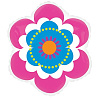  А ФИГУРА/S50 Цветок весенний розов-голуб 1207-2875